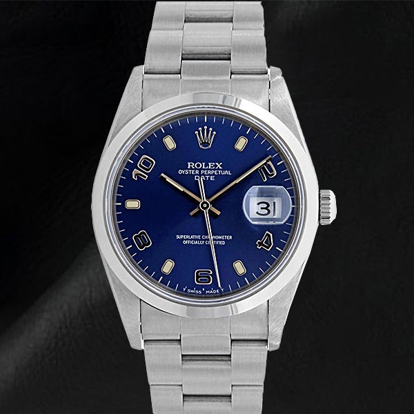 Rolex Stainless Steel mit Edelstein – Hauptansicht
