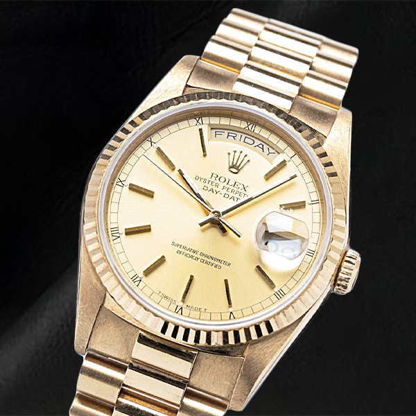 Edelstein Rolex -Karat Yellow Gold – Frontansicht