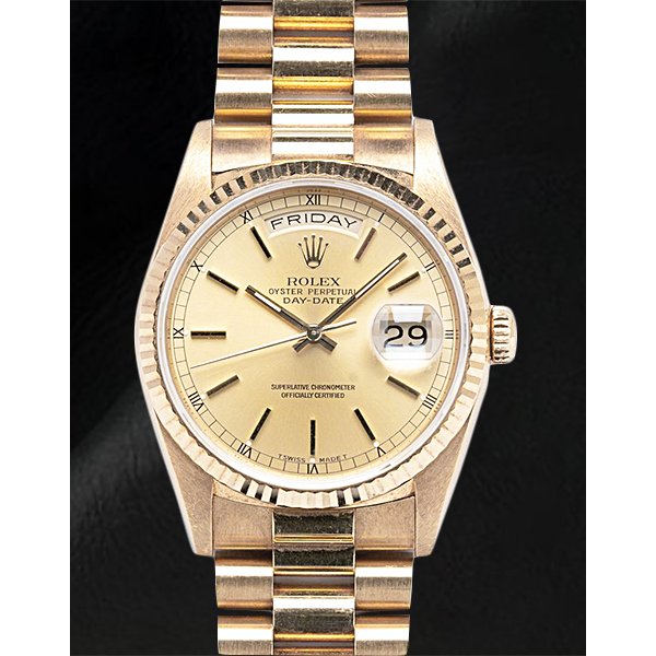 Natürlicher Edelstein Rolex Karat Yellow Gold – Hauptansicht