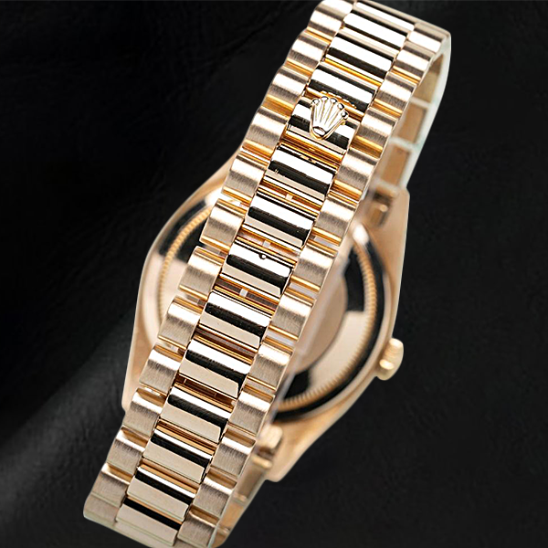 Echter Edelstein Rolex – Schrägansicht