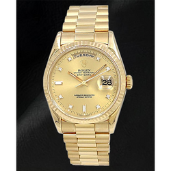 Naturreiner Champagner-Diamant Brillant Rolex Karat