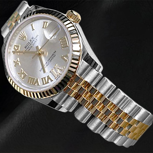 Handgefertigter Rolex Karat – Seitenansicht