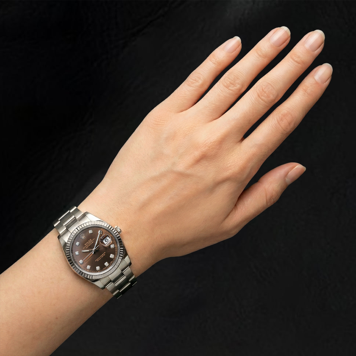 Luxuriöser Rolex 0,20 Karat – Detailansicht