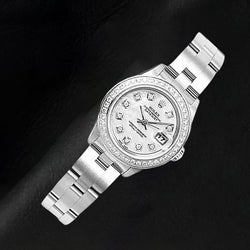 Naturreiner Zuchtperle Rolex – Stainless Steel Karat