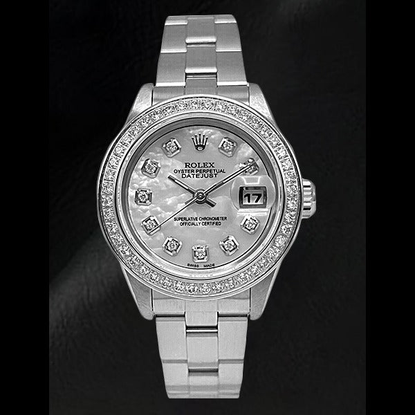 Zuchtperle Rolex in Stainless Steel – Seitenansicht