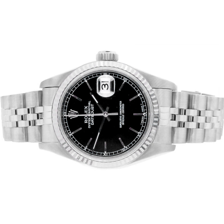 Stilvoller Edelstein Rolex Karat – Seitenansicht