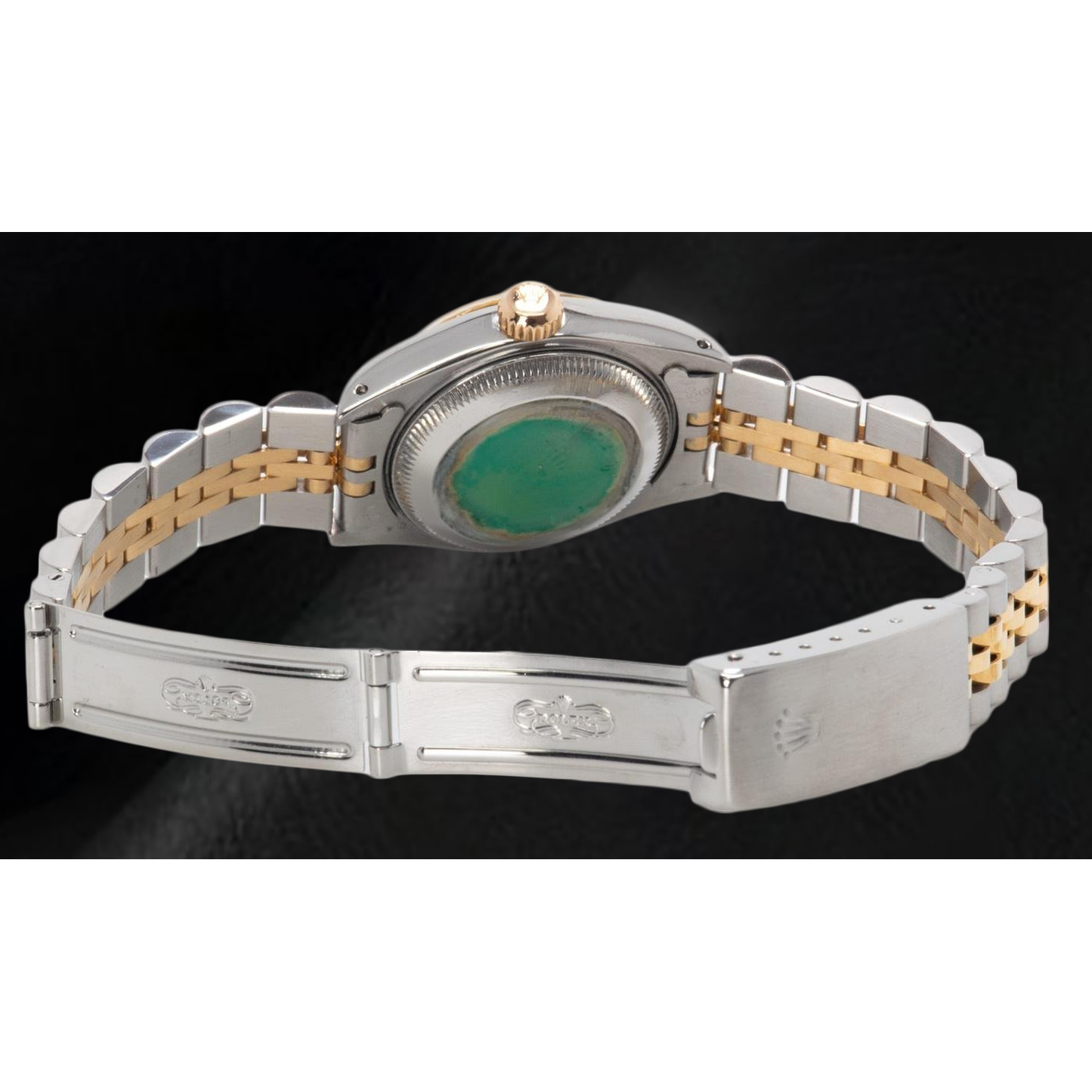 Schmuckstein Rolex -Karat Two Tone – Schrägansicht