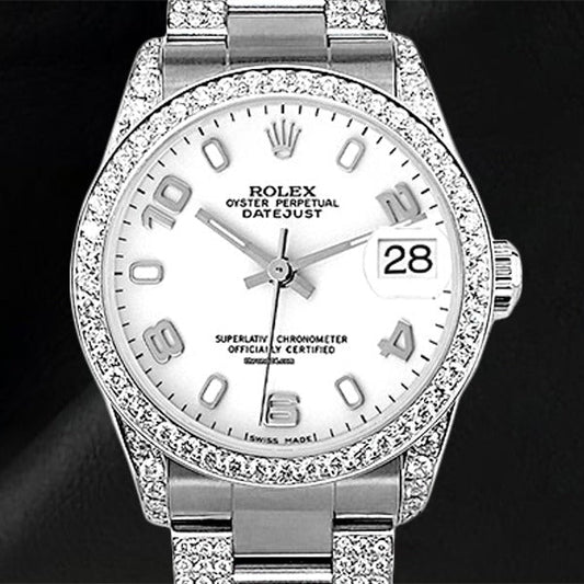 Naturreiner Edler Diamant Rolex – Frontansicht