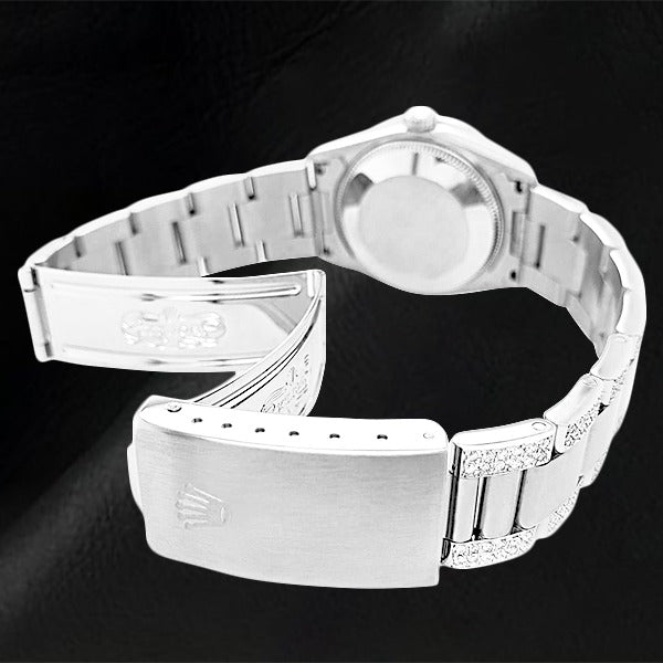 Naturreiner Edler Diamant Rolex – Profilansicht