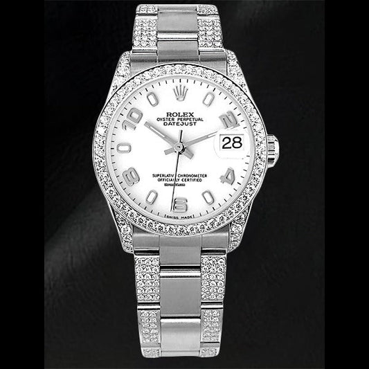 Edler Diamant Rolex in Stainless Steel – Hauptansicht
