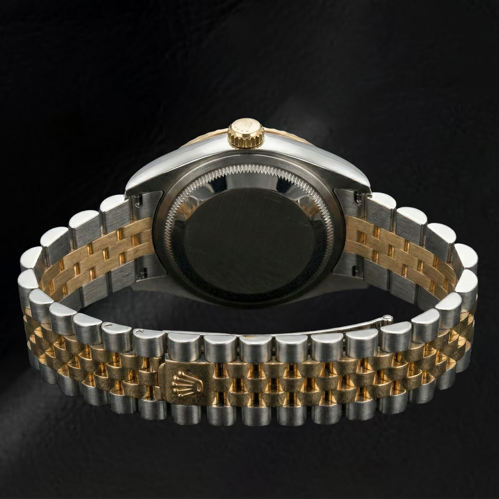 Zuchtperle Rolex in Two Tone – Rückansicht