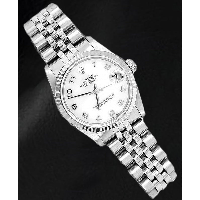 Südseeperle Rolex -Karat Stainless Steel – Frontansicht