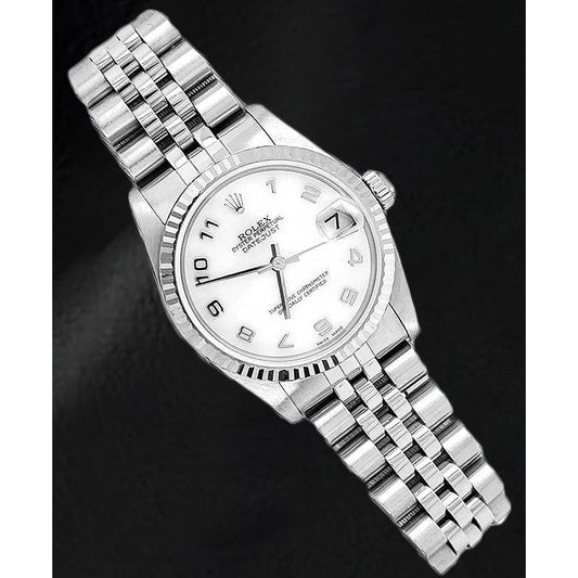 Südseeperle Rolex -Karat Stainless Steel – Frontansicht