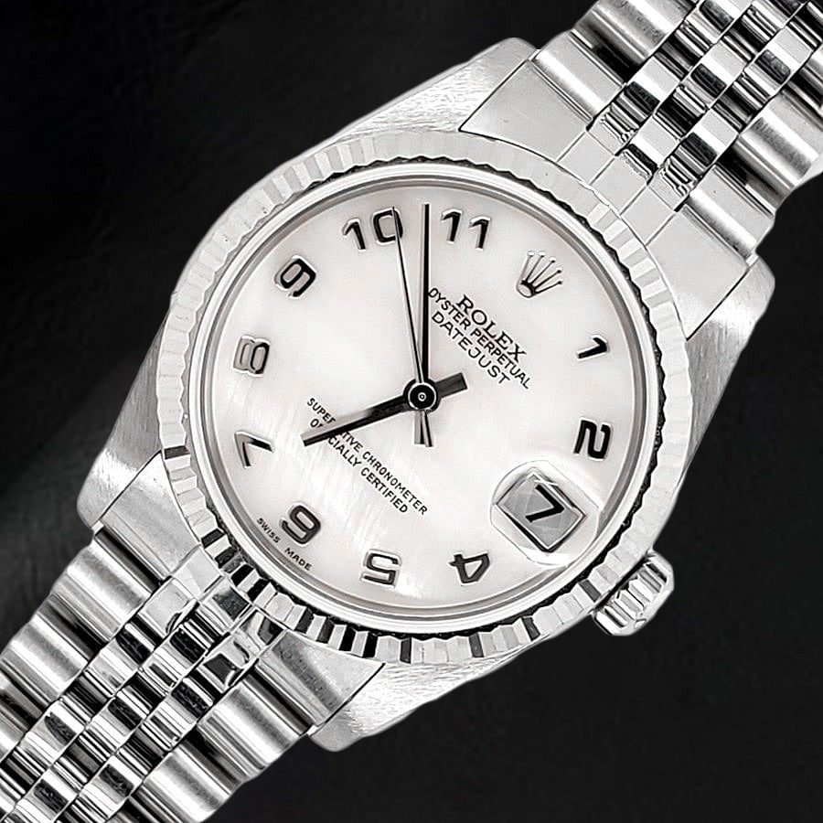Natürlicher Südseeperle Rolex Karat Stainless Steel – Hauptansicht
