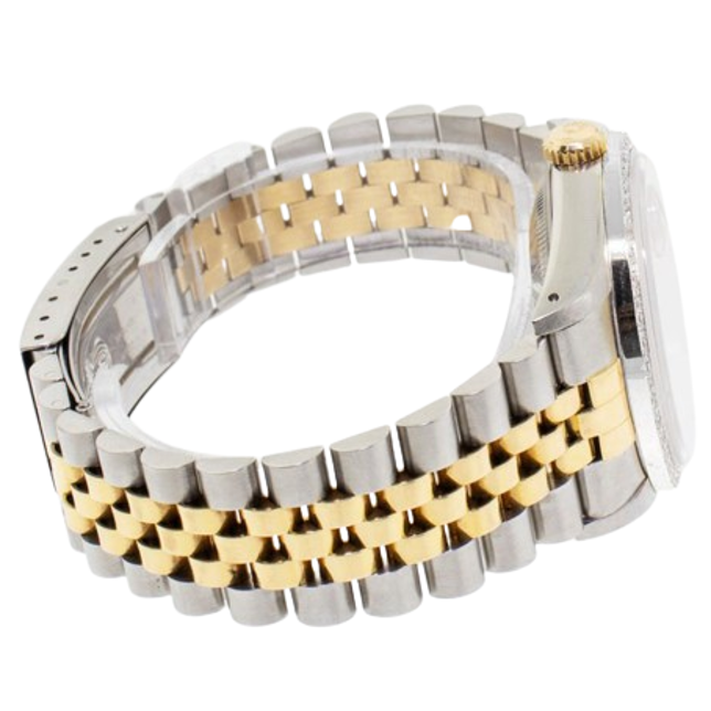 Authentischer Edler Diamant Rolex – Seitenansicht