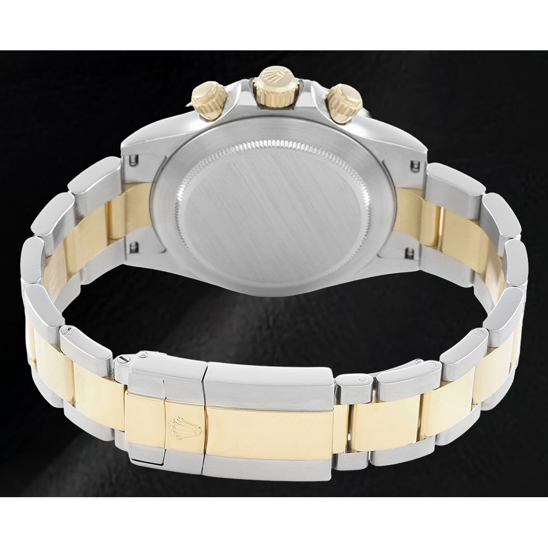 Rolex Two Tone mit Edelstein – Profilansicht