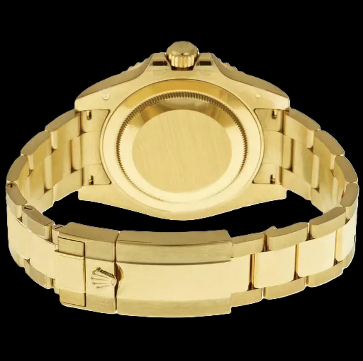 Rolex GMT-Master II 116718 40 mm Gelbgold-Uhr mit grünem Leuchtzifferblatt