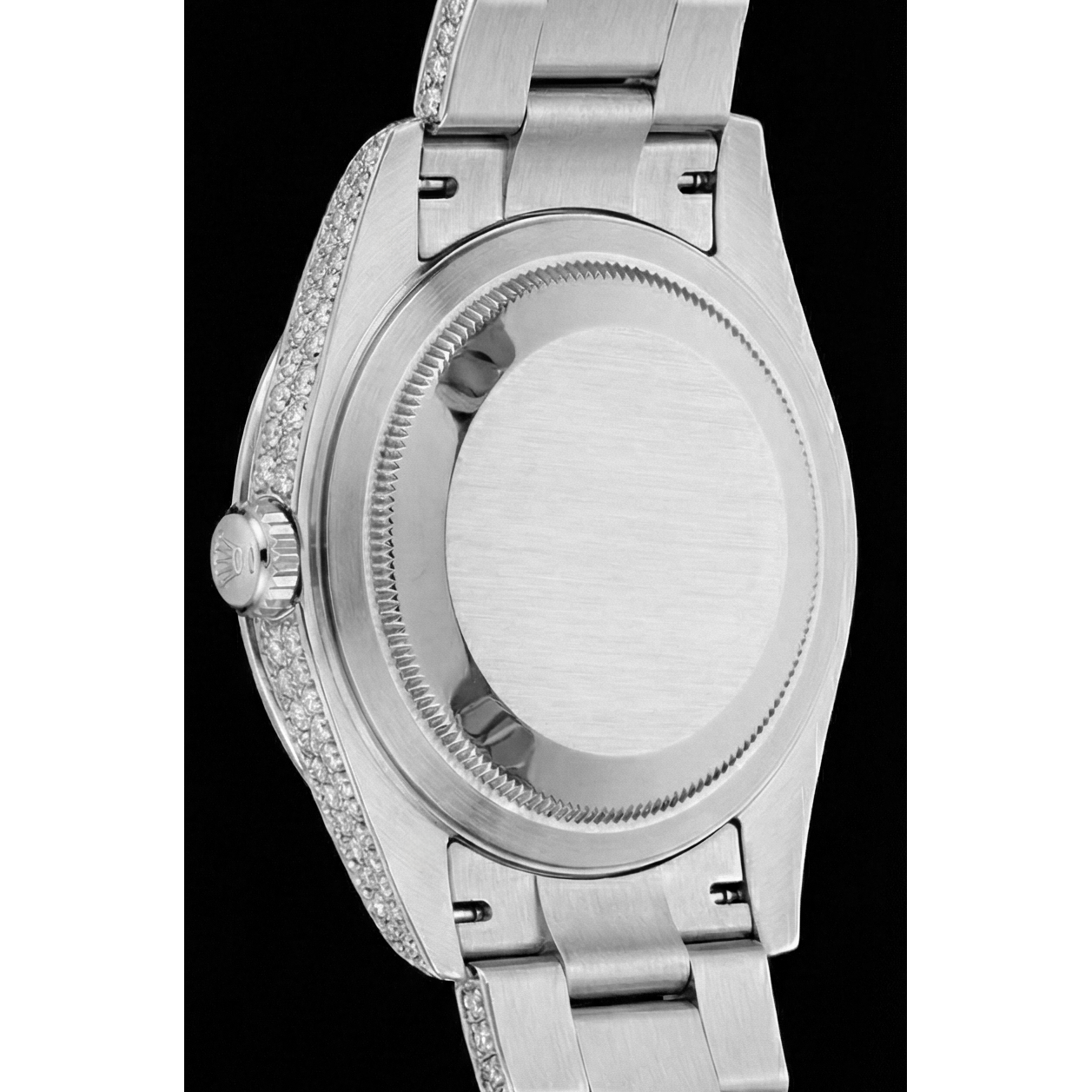 Brillant Rolex 16,75-Karat Stainless Steel – Draufsicht