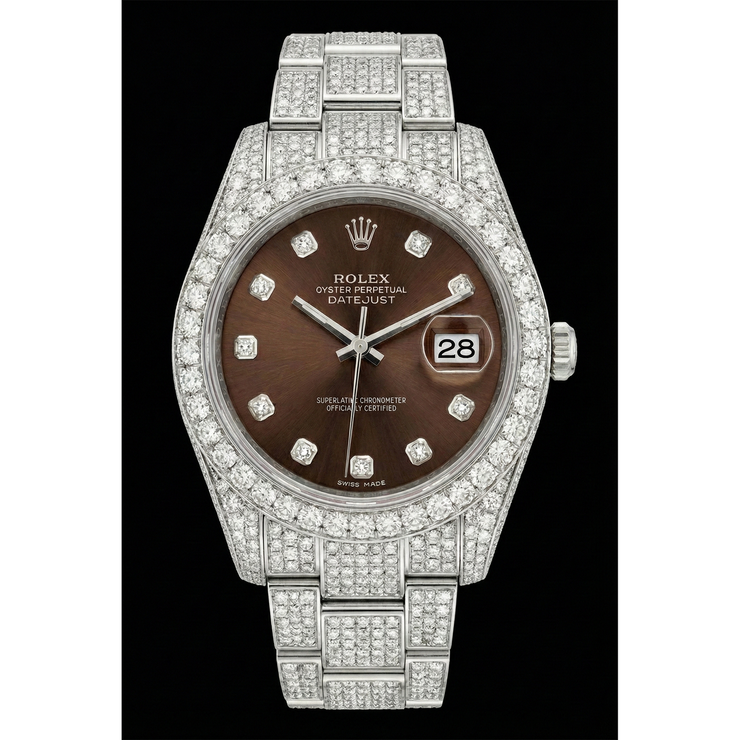 Brillant Rolex in Stainless Steel – Hauptansicht