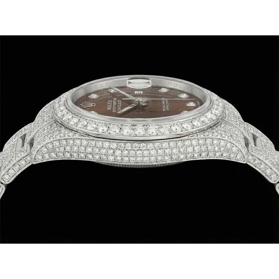 Luxuriöser Brillant Rolex 16,75 Karat – Seitenansicht