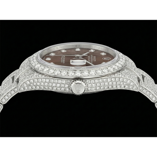 Luxuriöser Brillant Rolex 16,75 Karat – Frontansicht