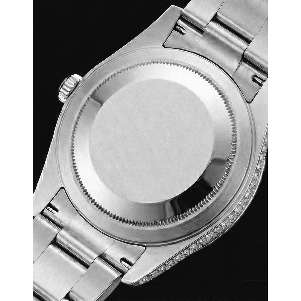 Naturreiner Diamant Rolex – Profilansicht