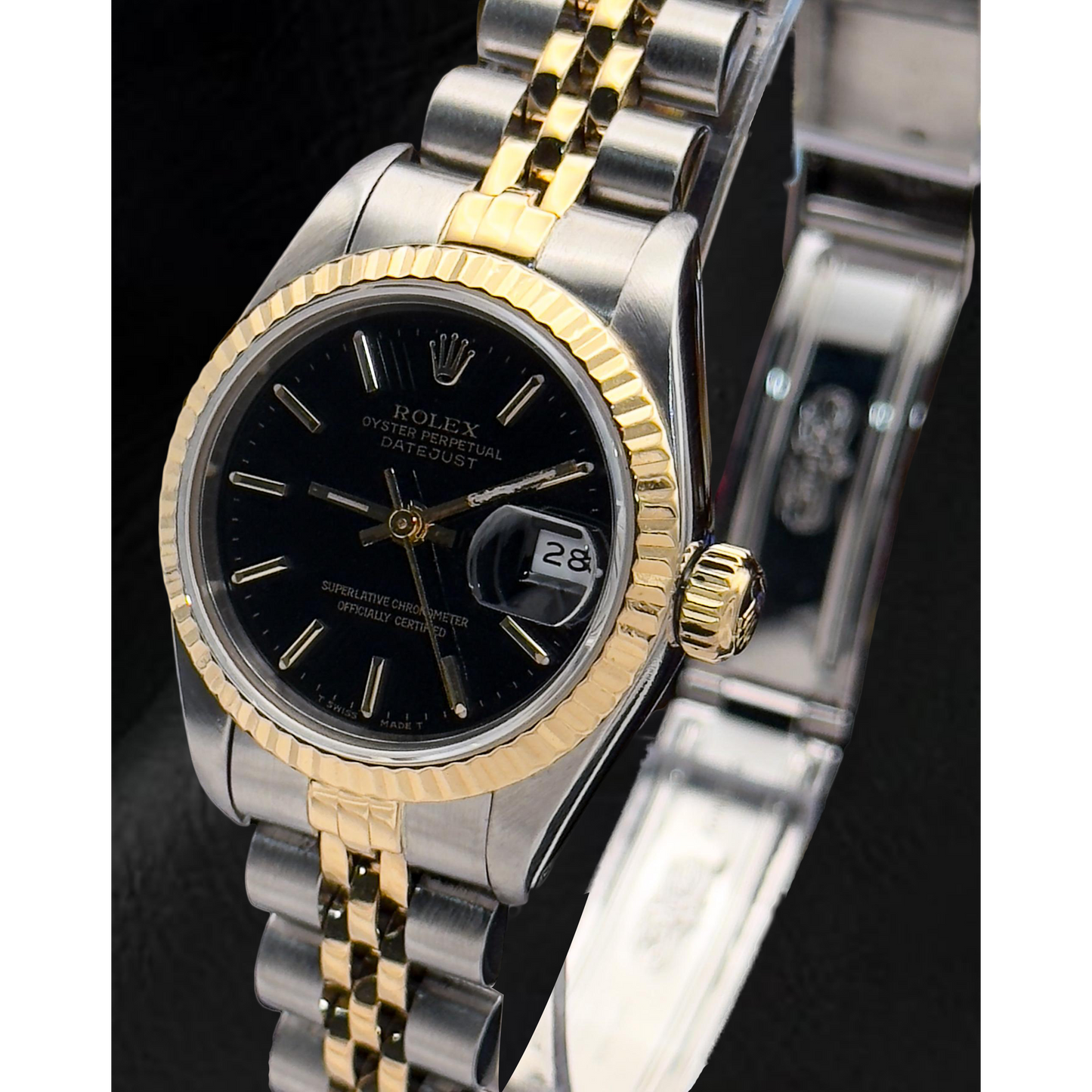 Edelstein Rolex -Karat Two Tone – Schrägansicht