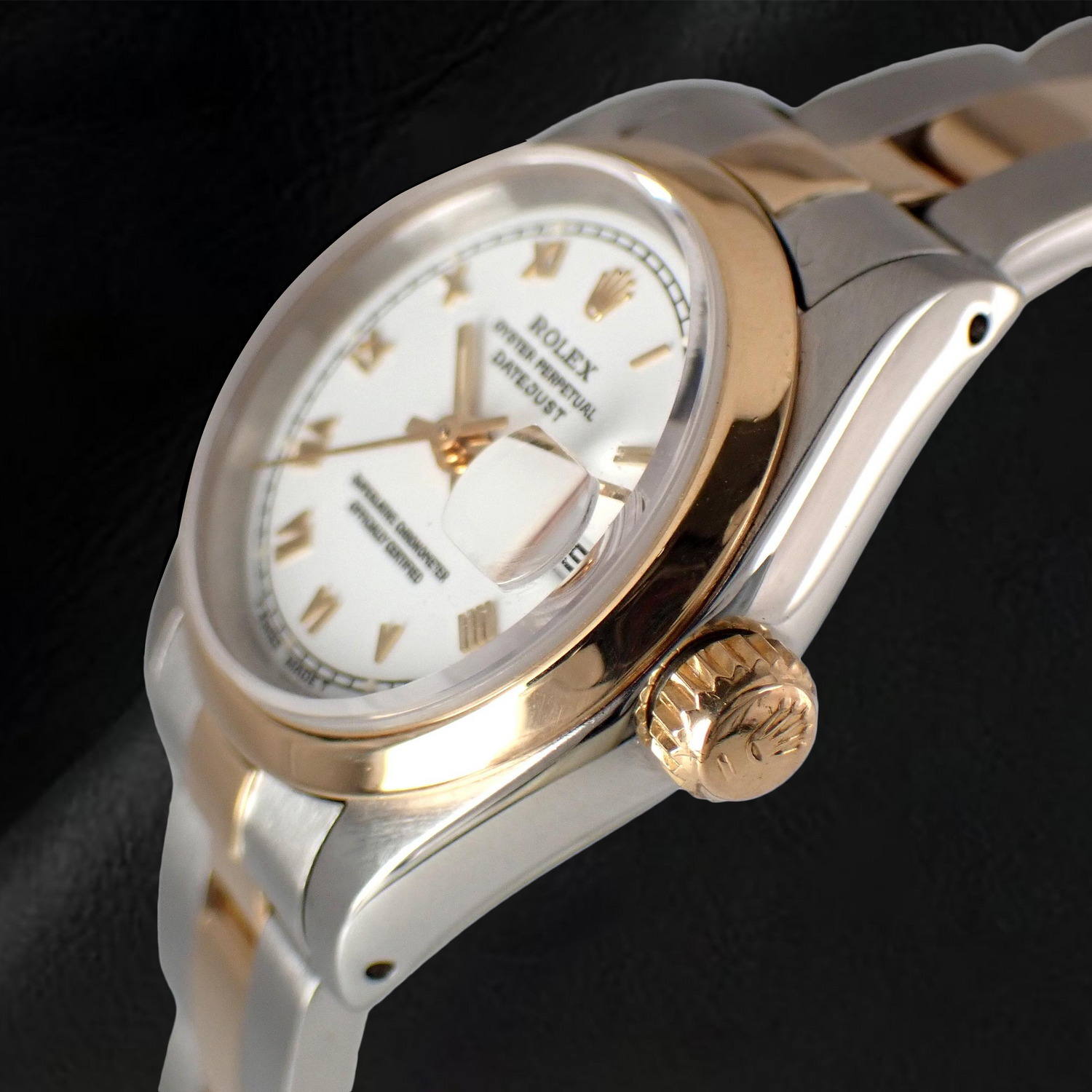 Edelstein Rolex -Karat Two Tone – Seitenansicht