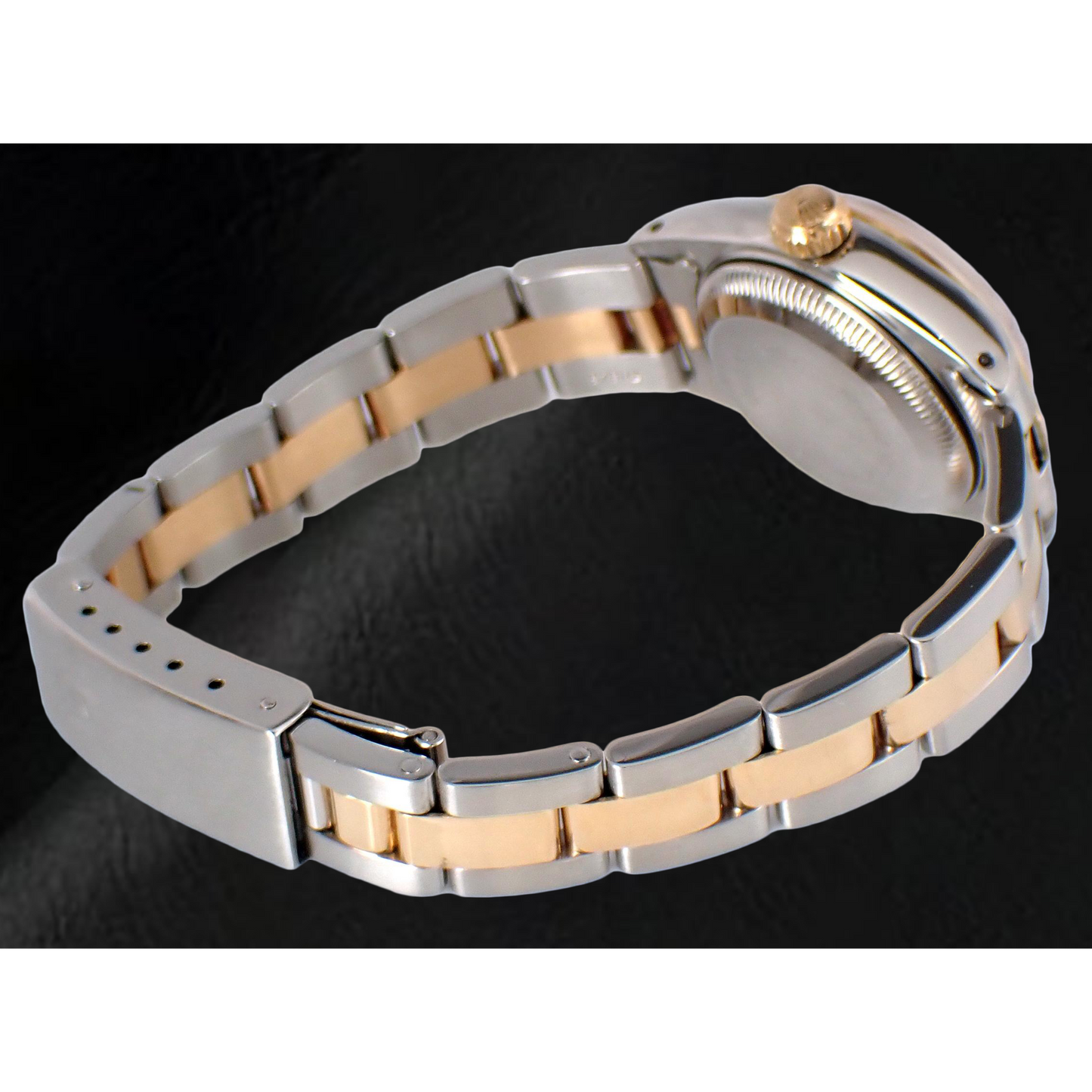 Edelstein Rolex in Two Tone – Schrägansicht