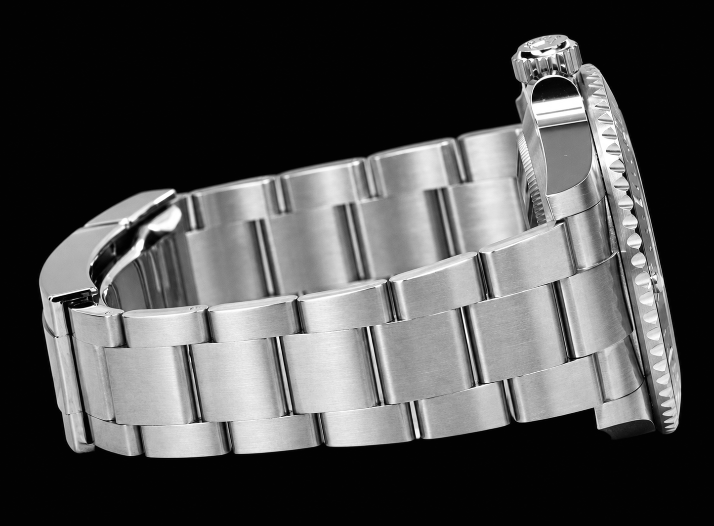 Rolex 124060 Submariner 41 mm Edelstahl Uhr mit schwarzem Zifferblatt