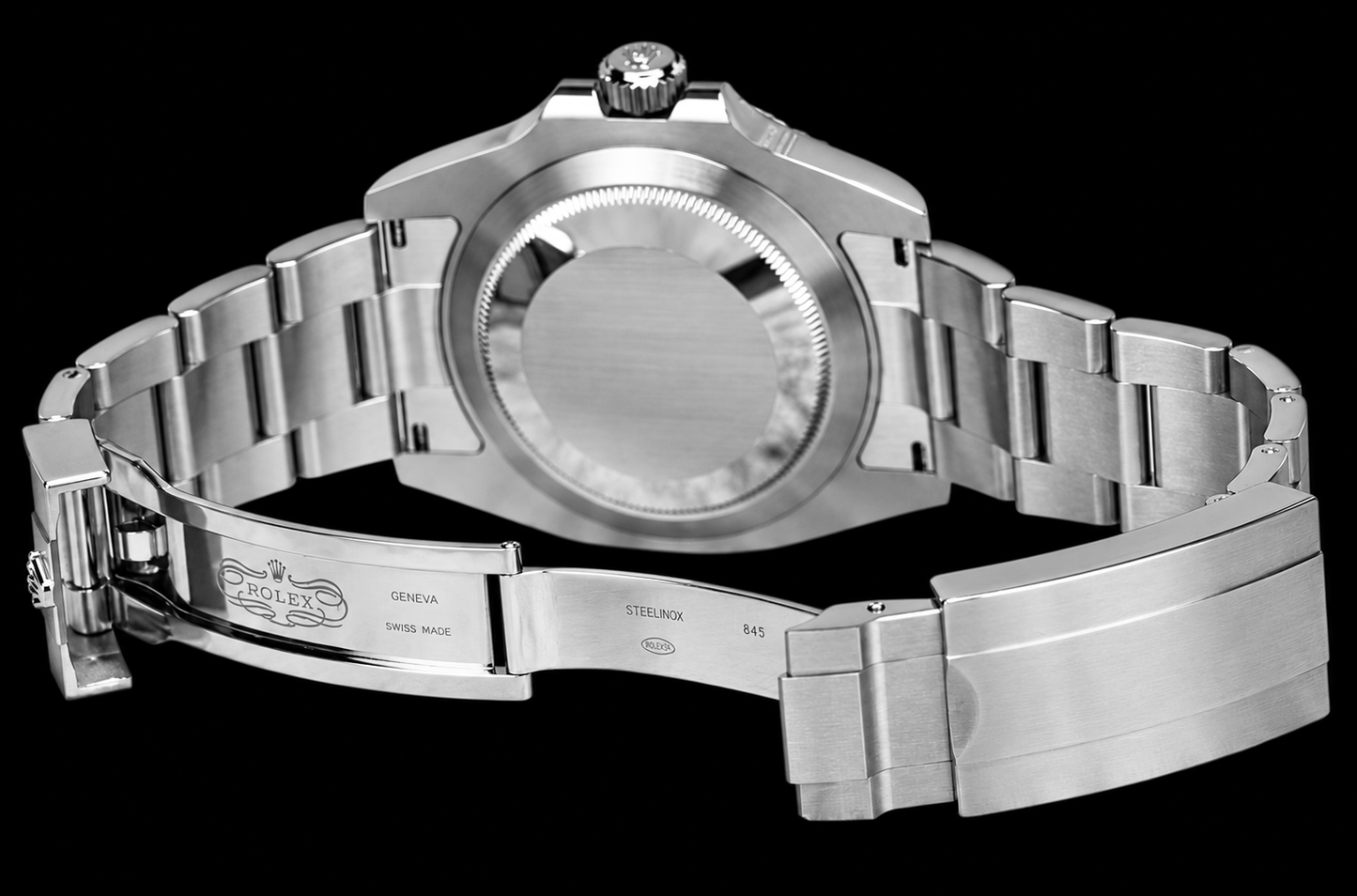 Rolex 124060 Submariner 41 mm Edelstahl Uhr mit schwarzem Zifferblatt