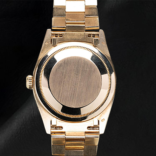 Rolex Yellow Gold mit Edelstein – Seitenansicht