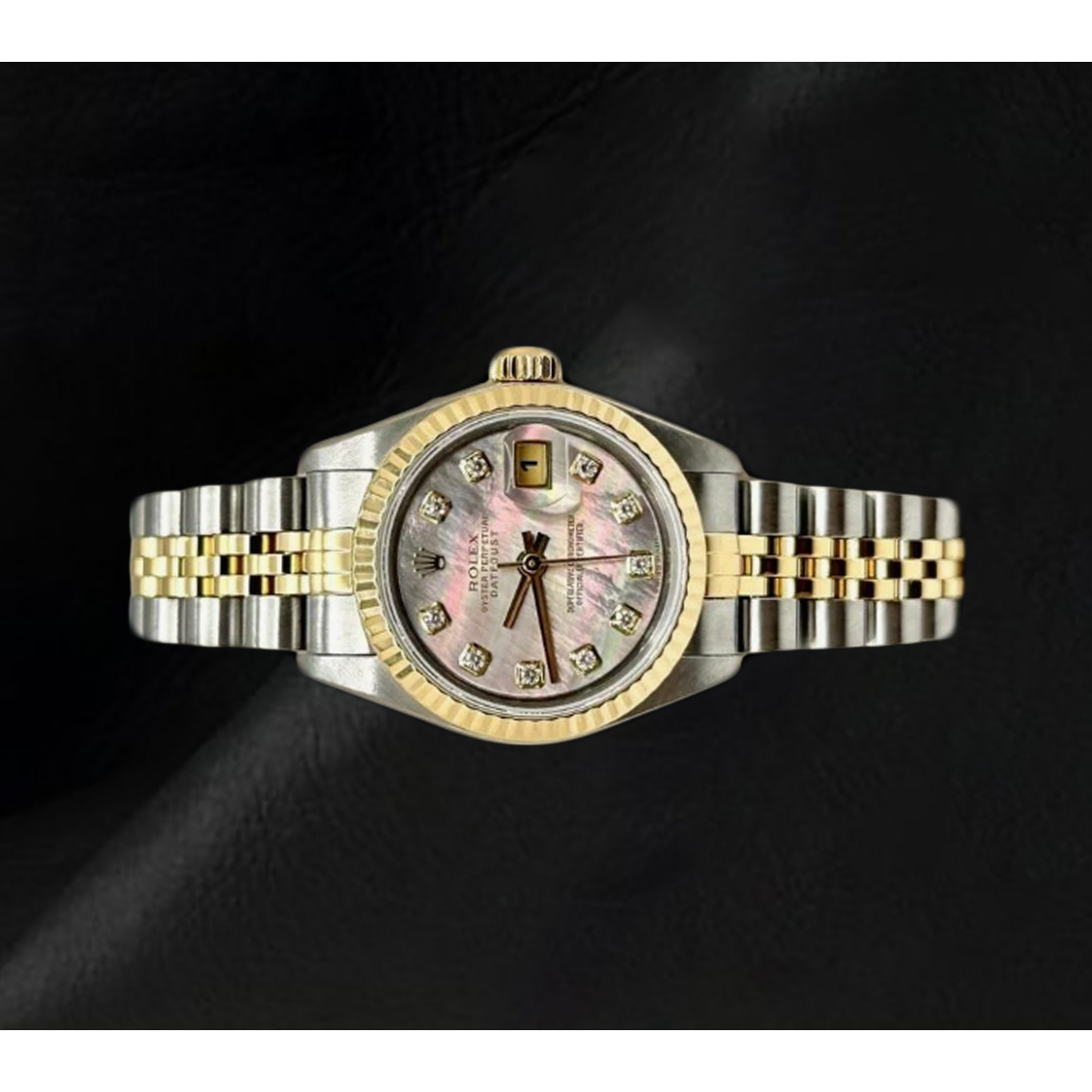 Rolex Datejust 26 mm Damenuhr Bicolor 18 Karat Jahr 2002