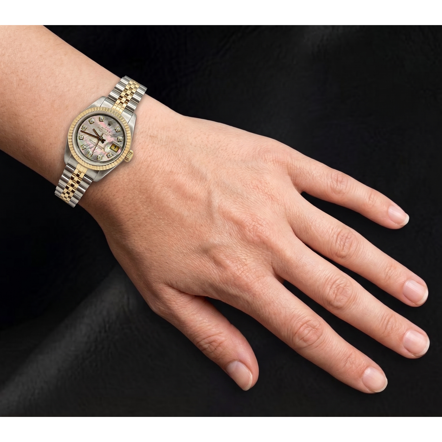 Rolex Datejust 26 mm Damenuhr Bicolor 18 Karat Jahr 2002