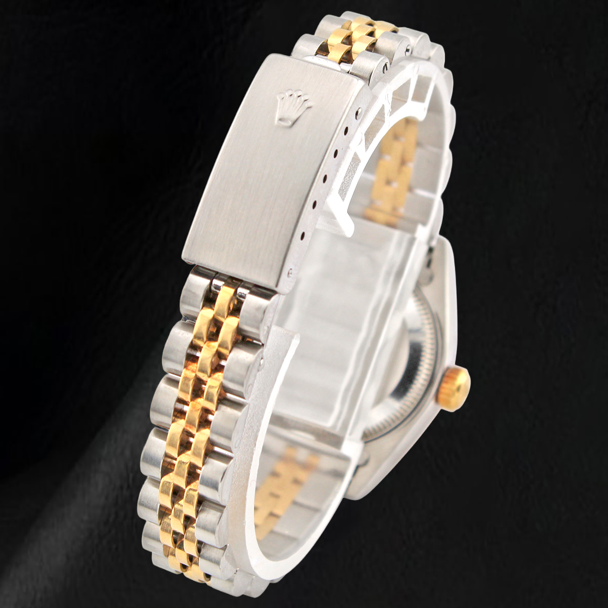 Rolex 26 mm Uhr Jahr 2002 Weißes Perlmutt-Diamantzifferblatt