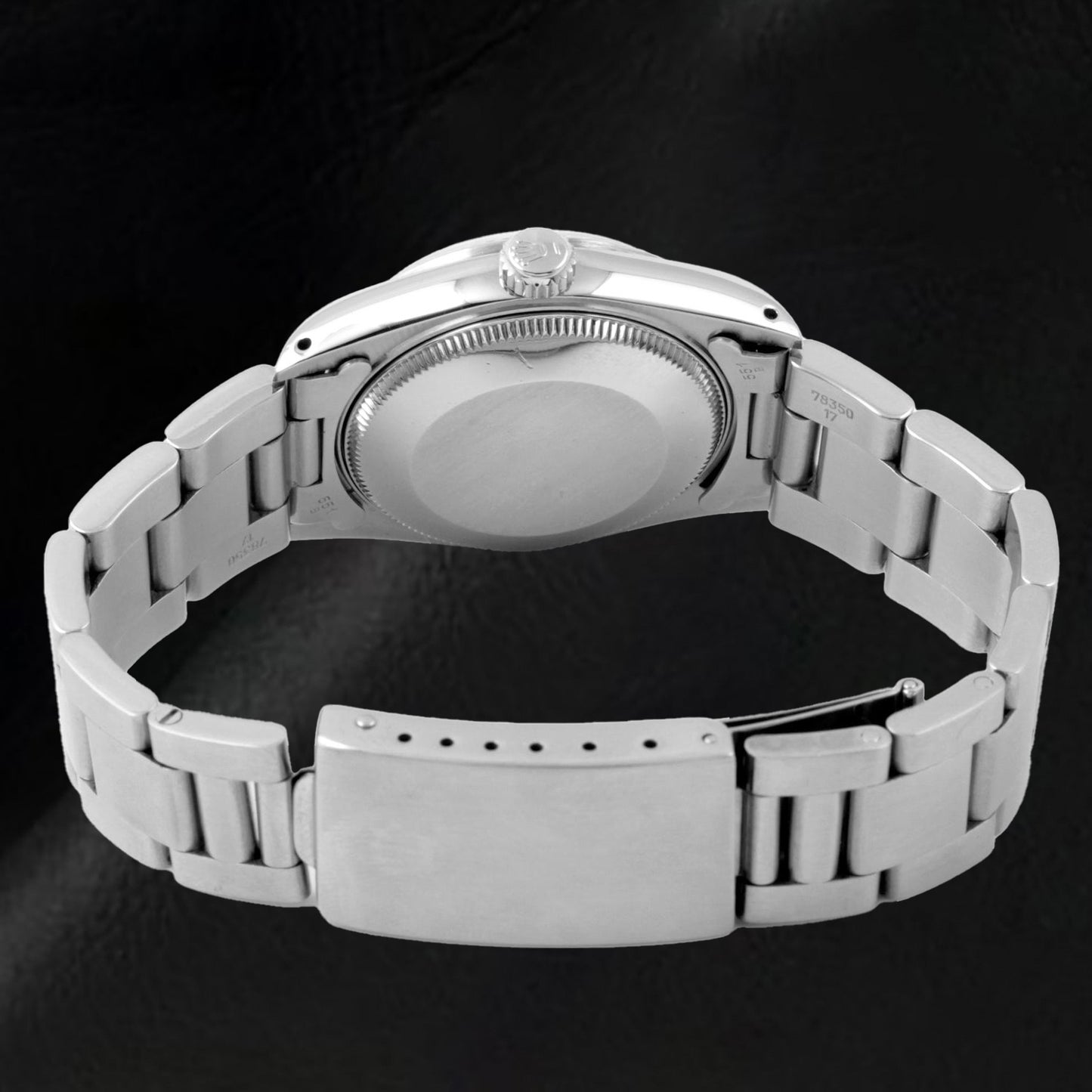 Rolex 31 mm roze parelmoer diamant wijzerplaat Oyster roestvrij staal horloge