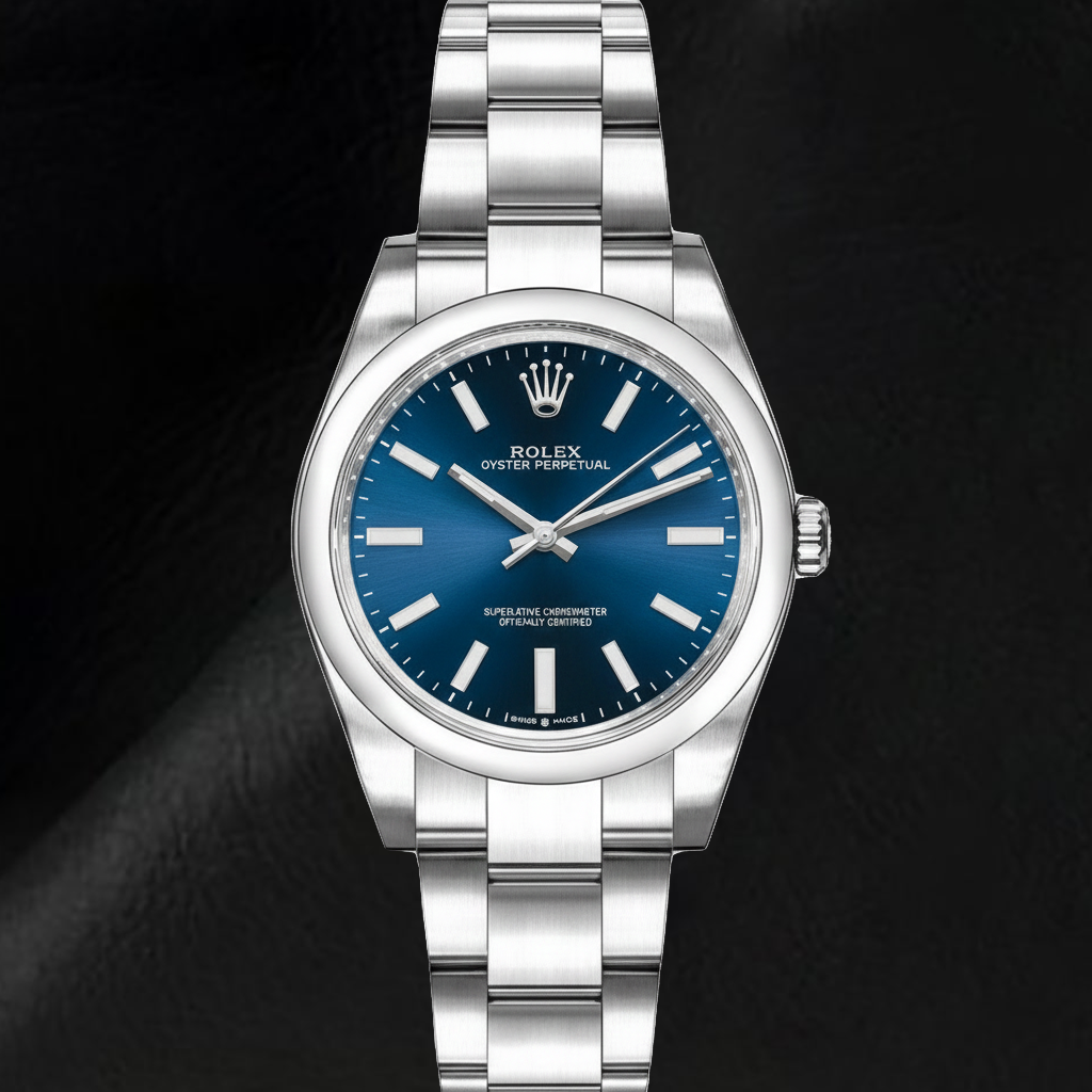 Naturreiner Schmuckstein Rolex Karat Stainless Steel – Hauptansicht