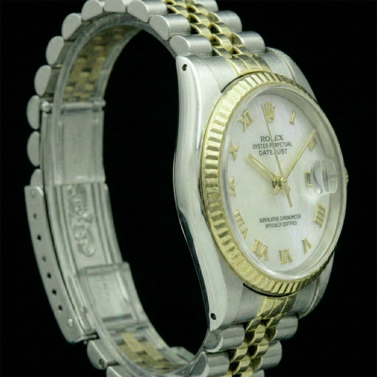 Perle Rolex in Two Tone – Frontansicht