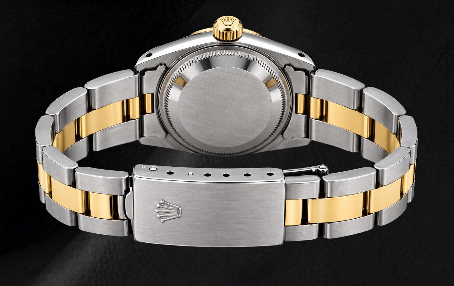 Rolex 6719 26 mm Bicolor-Armband Perlmutt-Diamantzifferblatt Damenuhr
