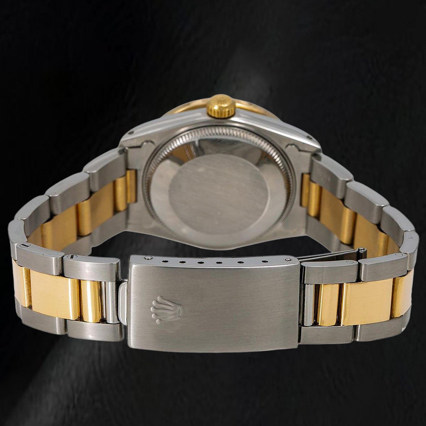 Rolex 68273 Datejust 31 mm Bicolor-Uhr mit Champagner-Diamantzifferblatt