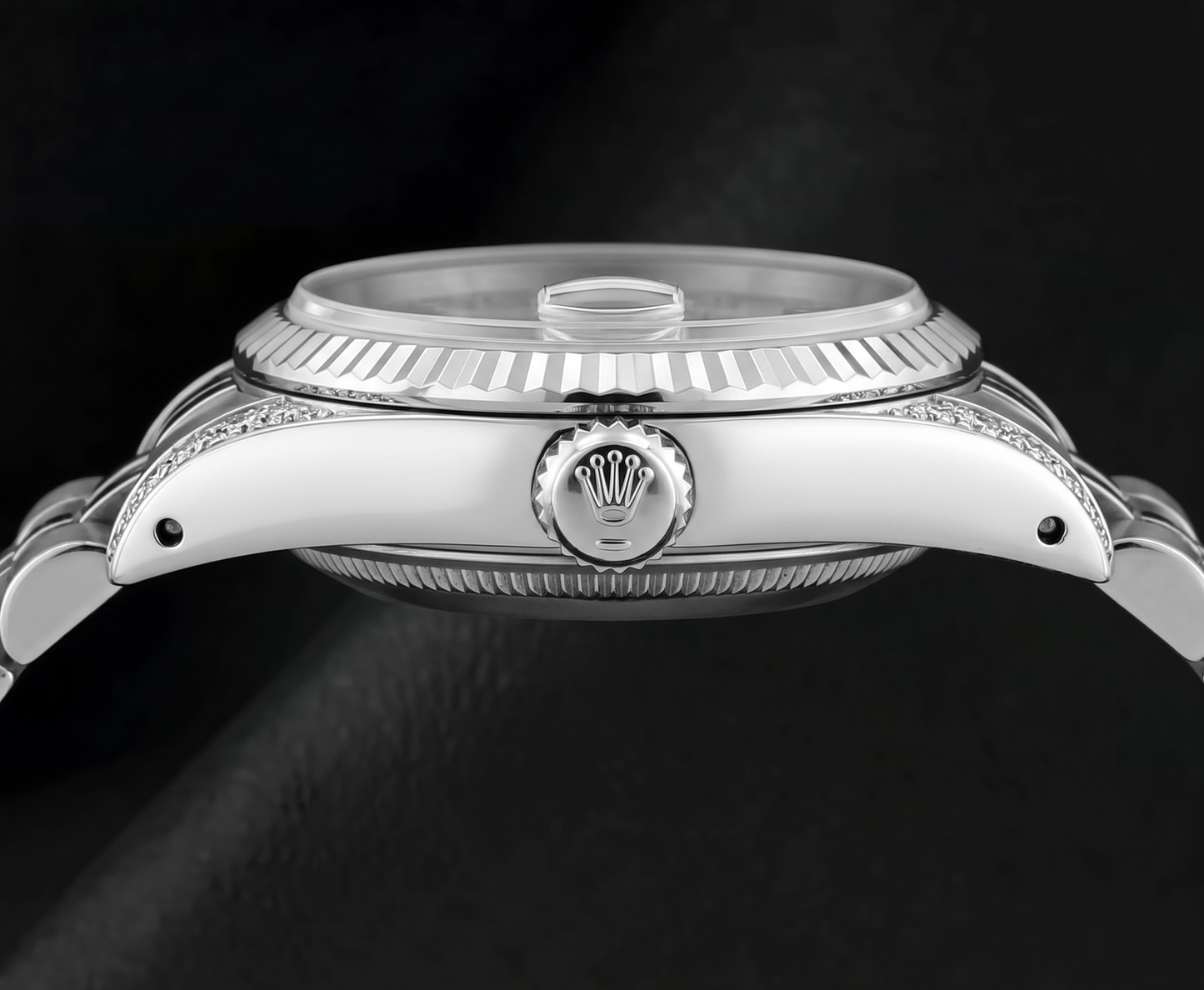 Rolex 6916 Datejust 26 mm Edelstahl-Armbanduhr mit blauem Perlmutt-Zifferblatt und römischen Ziffern