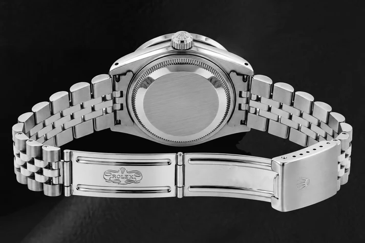 Rolex 6916 Datejust 26 mm Edelstahluhr mit grünem Diamantzifferblatt und Diamantlünette