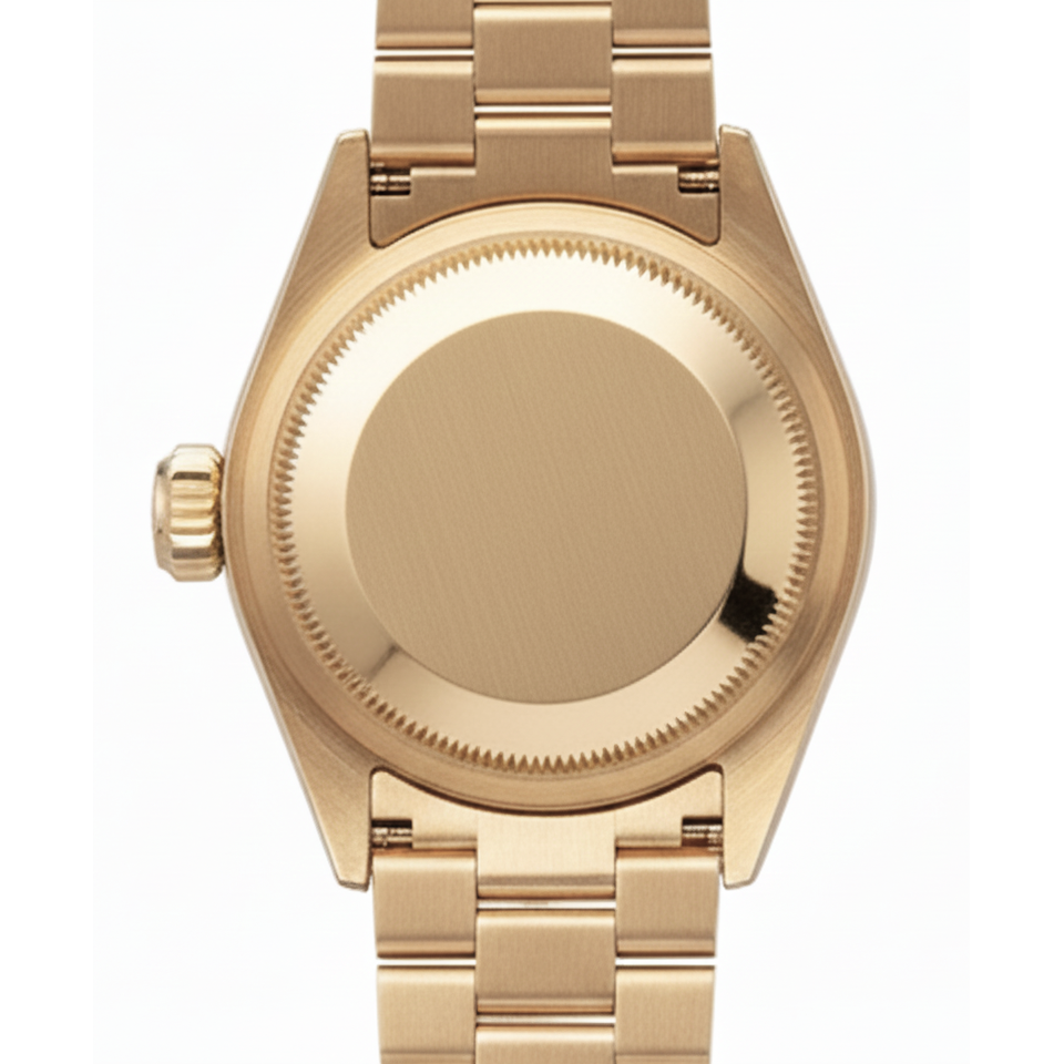 Rolex Champagner Stick Zifferblatt Präsidentin Betrachten Datejust Diamant Lünette Gelbgold