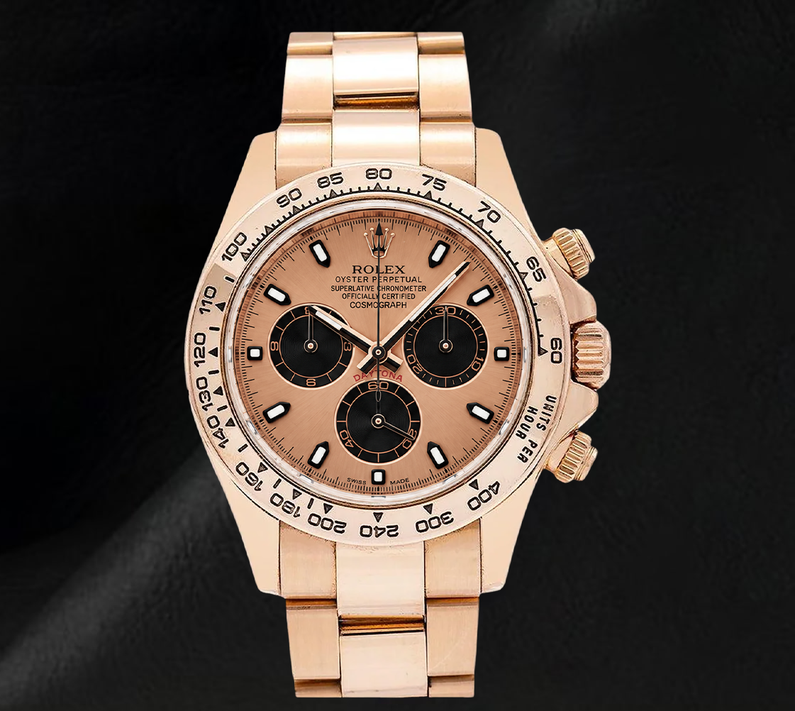 Rolex Cosmograph Daytona 116505 40 mm Uhr aus Roségold mit Champagner-Zifferblatt