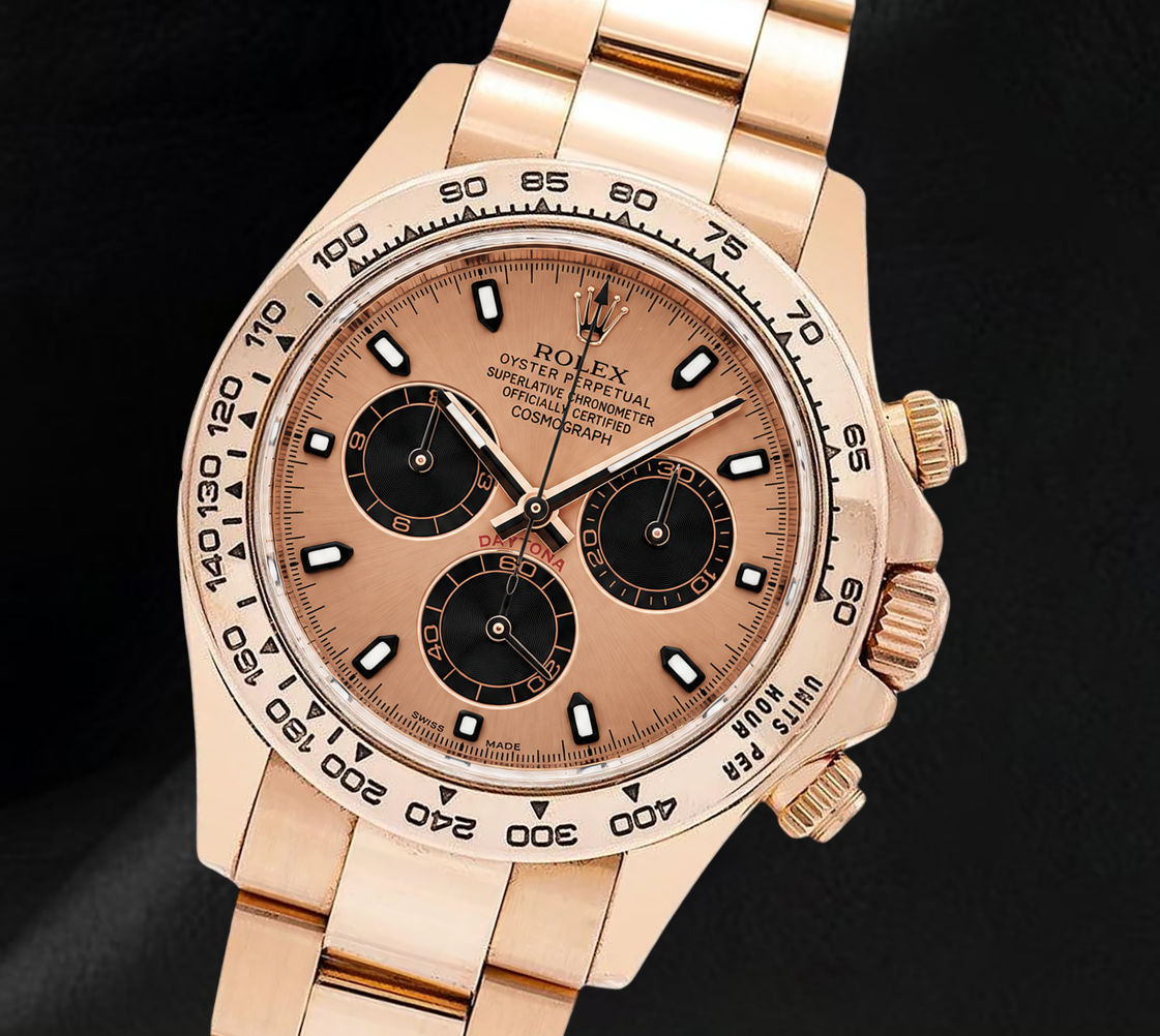 Rolex Cosmograph Daytona 116505 40 mm Uhr aus Roségold mit Champagner-Zifferblatt