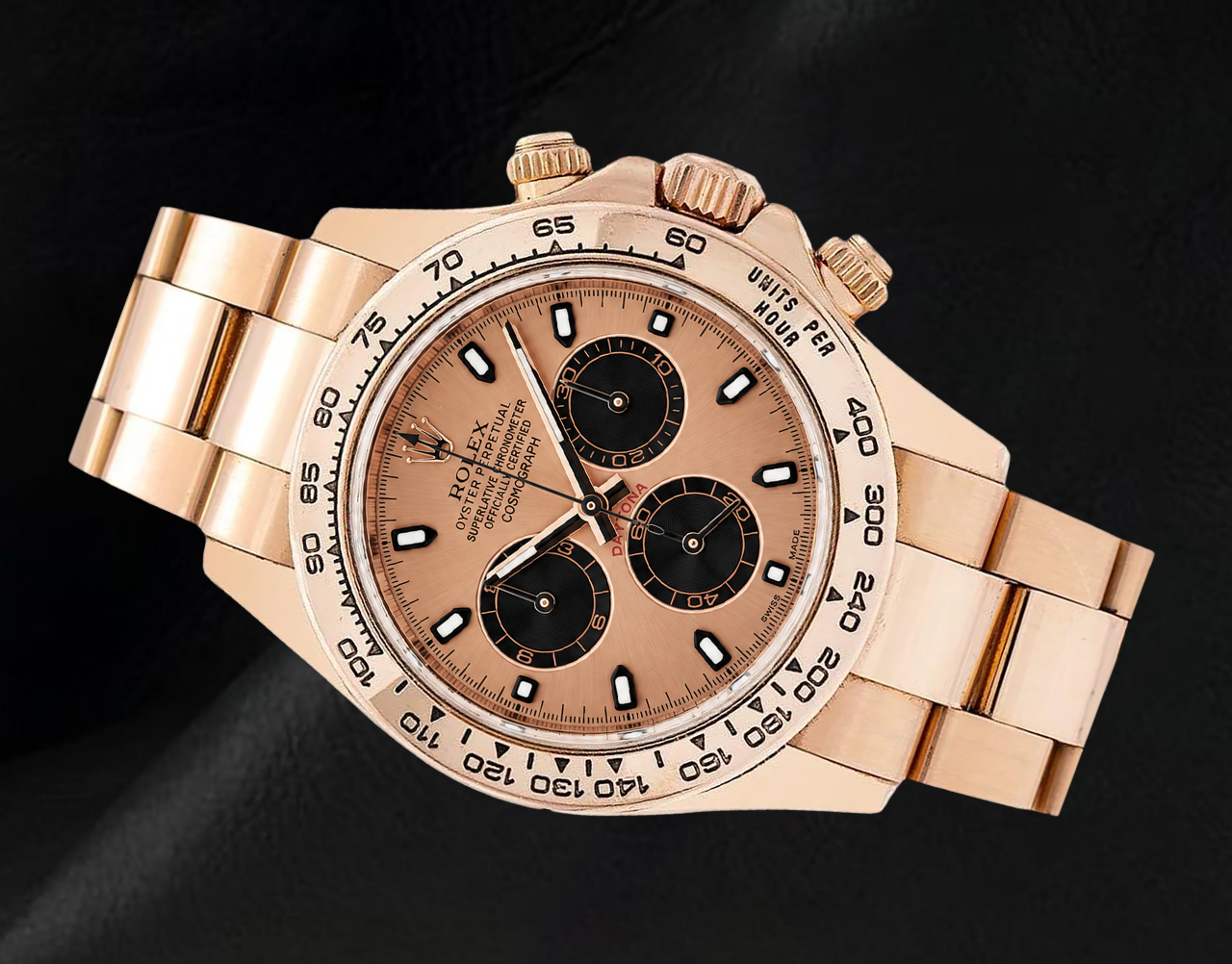 Rolex Cosmograph Daytona 116505 40 mm Uhr aus Roségold mit Champagner-Zifferblatt