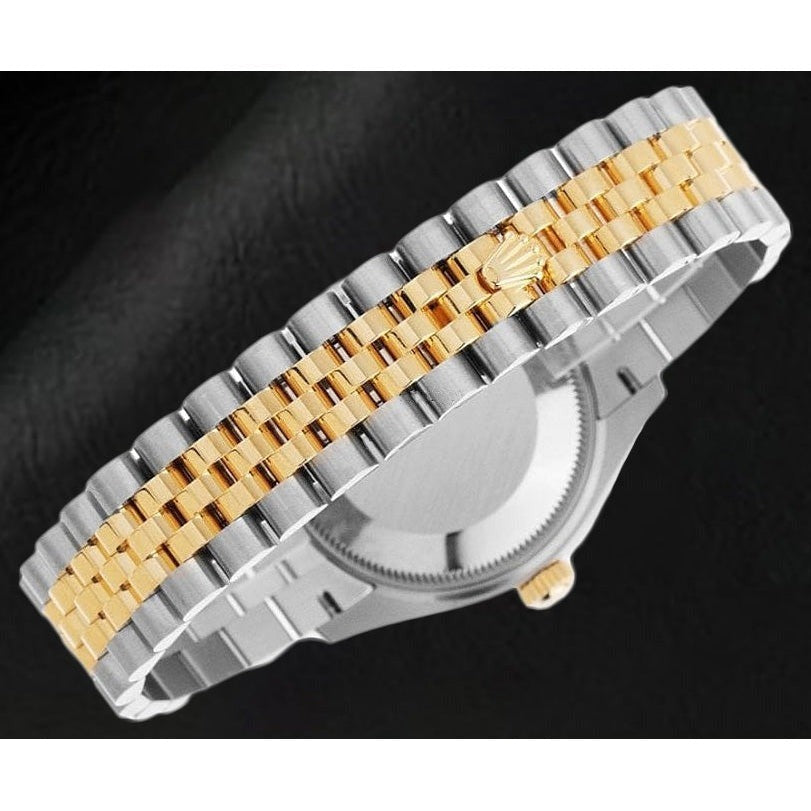Rolex mit blauem Zifferblatt