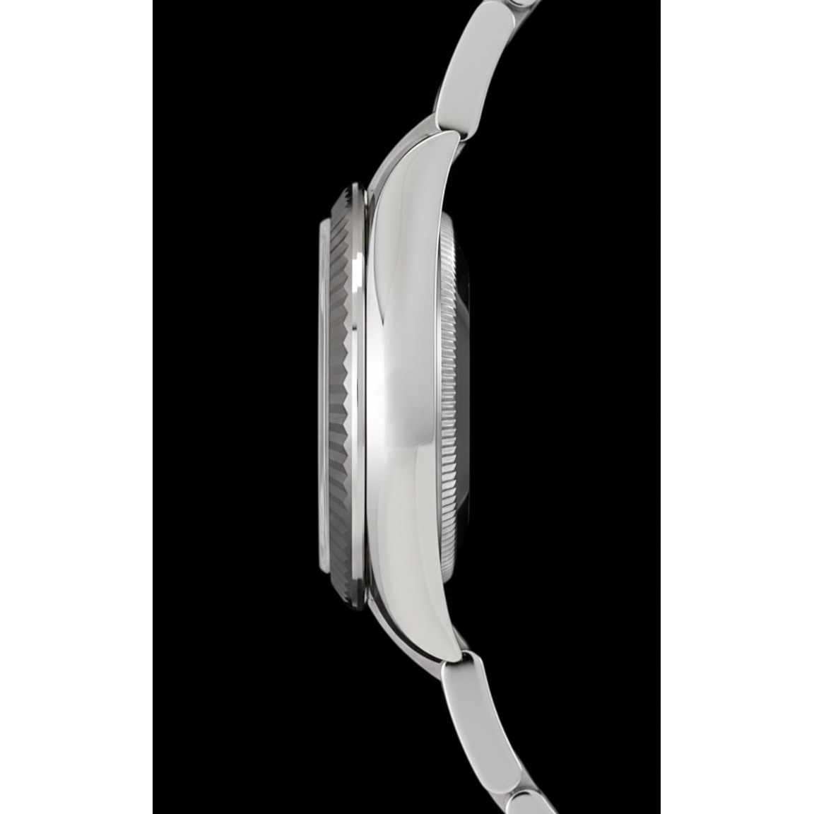 Rolex Dame Datejust 31 mm Edelstahluhr mit violettem Diamant-Zifferblatt