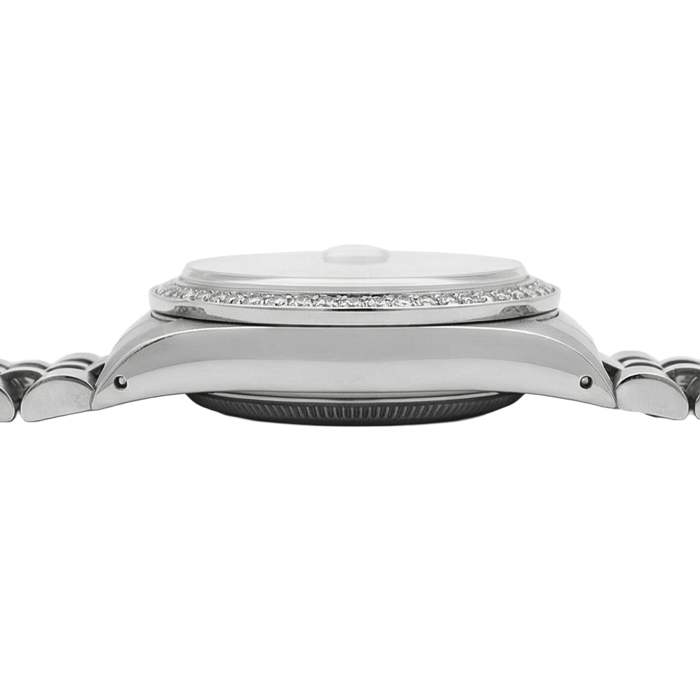 Rolex Damen Datejust Uhr Edelstahl Jubilee Tapestry Stick Zifferblatt Rolex