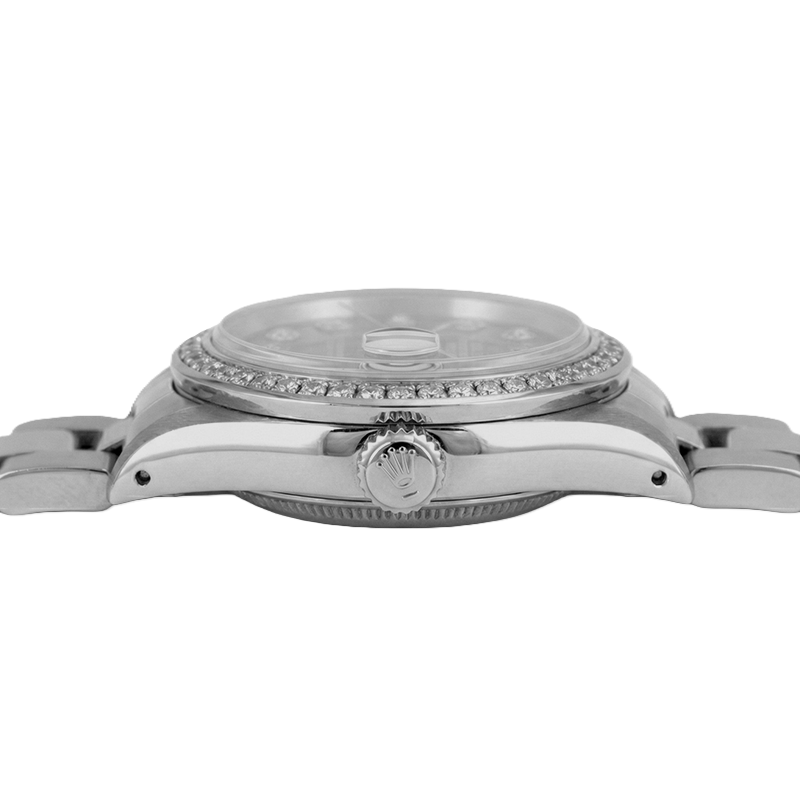 Rolex Damenuhr Oyster-Armband Wunderschönes Datum Nur Rolex